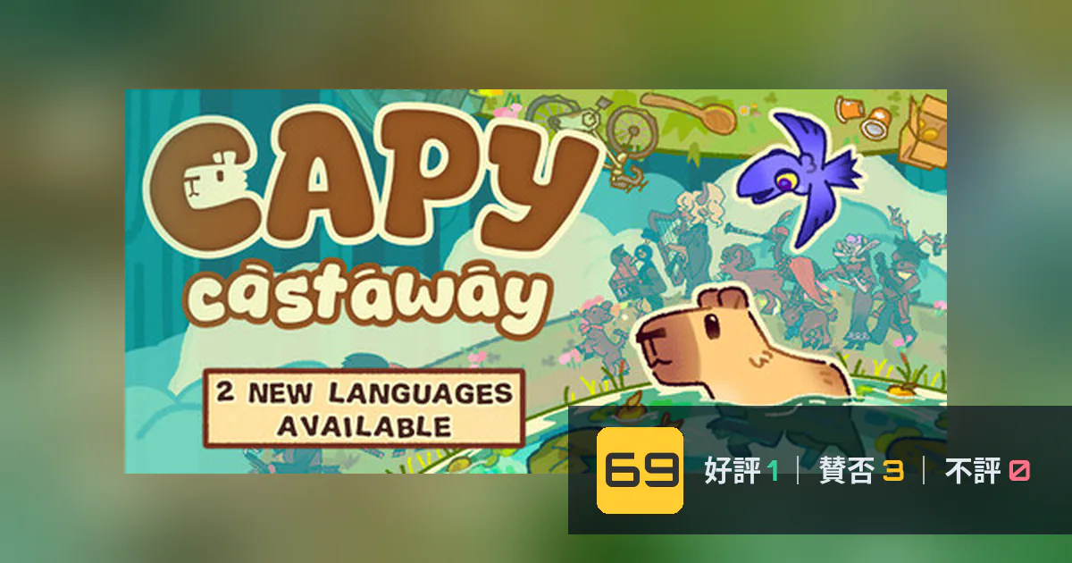 『Capy Castaway』メタスコア69点、意見が割れた理由