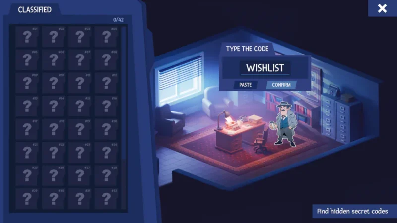 手応えあるシークレット事件を遊ぶには、ゲーム外でのコード探しが求められます
