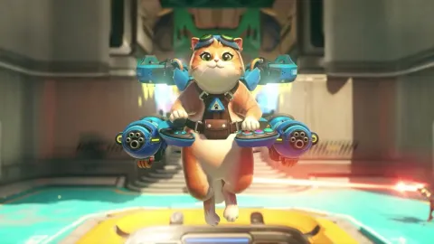 『Overwatch』に新ヒーロー「ジェットパックキャット」こと「フィーカ」が登場！可愛すぎる猫が競技モードでバン対象になるほど大人気に！予測不能な戦術でプレイヤーを魅了する猫の魅力とは