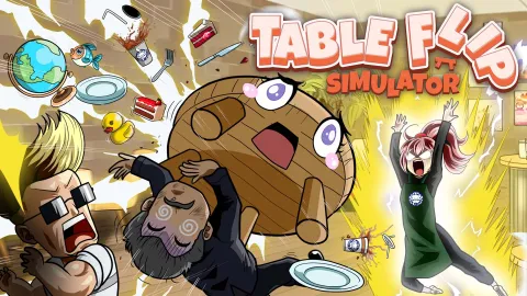 日常のイライラを破壊の快感に変える！カオスな物理演算パズル『Table Flip Simulator』、南極大統領への道のりを開発チームが語る