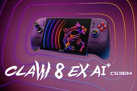 MSIが最新ハンドヘルドゲーミングデバイス『Claw 8 EX AI+』を発表！Intel Arc G3 Extreme搭載でポータブルPCゲーミングの新時代を切り開く