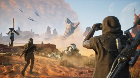 サバイバルMMO『Dune: Awakening』がPlayStation 5とXbox Series X/Sについに登場！待望のシングルプレイヤーモードも実装されますが、残念ながら多くのプラットフォームでクロスプレイは非対応です