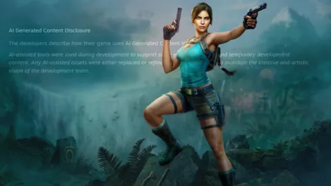 『Tomb Raider: Legacy of Atlantis』の販売ページにAI利用に関する注意書きが追加され、ゲーム開発におけるAI活用の透明性が問われる事態に。発売は2025年2月12日、PS5などで登場！