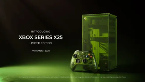 XBOX 25周年を記念した特別デザインのコンソールとコントローラーが登場！半透明のOGグリーンが初代XBOXを彷彿とさせる「XBOX Series X25 Limited Edition」と「XBOX Wireless Controller X25 Special Edition」が11月に発売決定！
