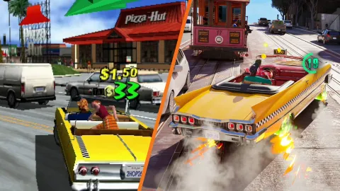 約25年ぶりの新作『Crazy Taxi World Tour』に「Five Guys」など実在店舗が登場！懐かしのWest Coastを舞台に世界を駆け巡るタクシーの旅に期待