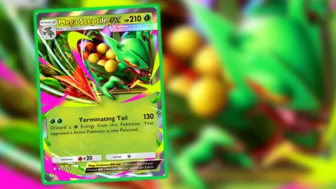 『ポケモンカードゲーム ポケット』の環境を席巻する「メガジュカインex」デッキ！強力な毒攻撃と高耐久を両立する草タイプ最強候補デッキの構築と戦略を徹底解説！