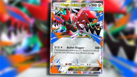 『Pokemon TCG Pocket』で注目の「メガハッサムex」デッキが、低いにげるコストで最大ダメージを叩き出す戦略を披露！ 高い耐久力と一撃必殺の火力を両立した構築がメタゲームを席巻かします！