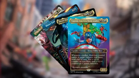 マジック：ザ・ギャザリング『ユニバースビヨンド：マーベル・スーパーヒーローズ』統率者デッキ、箱から出してすぐ強いのは「Avengers Assemble」！他のデッキもテーマは魅力的で要注目！