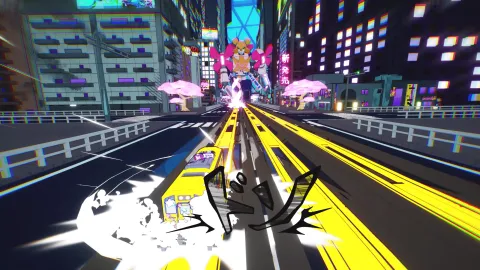 ギャル文化を体現する巨大メカと列車で激突！新作アクションゲーム『Denshattack!』の最初のボス「ヨシエ」の詳細が公開！