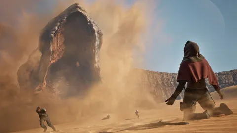 映画『DUNE: Part Three』公開前に世界観を先行体験！ オープンワールドサバイバルMMO RPG『Dune: Awakening』がPS5とXbox Series X|S向けに2026年9月22日発売決定。PC版で好評の追加コンテンツも実装され、アラキスでのサバイバルを心ゆくまで楽しめる！