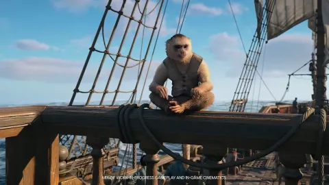 リメイク版『アサシン クリード ブラック フラッグ リシンク』で愛らしいペットがジャックドー号の新たな乗組員に！猫や猿をカスタマイズして船旅を彩ろう