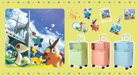 ポケモン30周年を祝う！お気に入りのポケモンと旅ができる「推し窓付きキャリーケース」が発表！ファンにはたまらないデザインで旅行がもっと楽しくなること間違いなし！