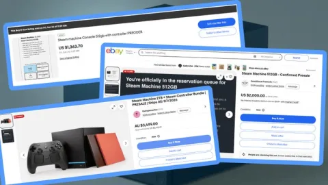 「Steam Machine」の予約権利がeBayで高値転売される異例の事態！Valveの転売対策をすり抜ける新たな手口が横行中か