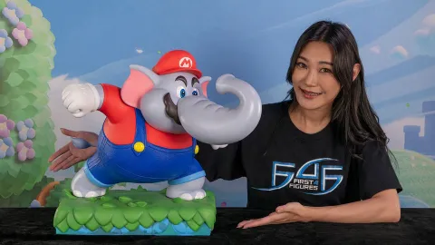 『スーパーマリオブラザーズ ワンダー』に登場する「ゾウマリオ」の迫力満点スタチューがFirst 4 Figuresから予約開始！ ファン待望の精巧な造形と選べる2エディションに注目！