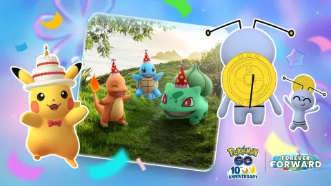 『Pokémon GO』10周年記念イベント「10th Anniversary Party」が開催！ 豪華ボーナスと限定ポケモンで盛り上がること間違いなし！
