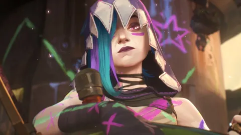 『Arcane: League of Legends』より、ジンクスのハイクオリティフィギュア「Fractured Jinx」がホットトイズから登場！ 精巧な造形と豊富な付属品で劇中の魅力を完全再現！