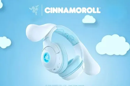 Razerがサンリオの人気キャラクター「シナモロール」とコラボしたゲーミングヘッドセット「Razer Kraken Kitty V2 BT Cinnamoroll Edition」を発表！愛らしいデザインでゲーミングデスクを彩る最終章アイテムが登場