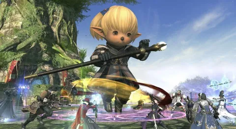 『ファイナルファンタジーXIV』のコラボレイドで『FFXI』の悪名高きボス「アブソルートヴァーチュー」が瞬殺される衝撃の演出が話題に！ シャントットの圧倒的強さを示す粋な計らいか