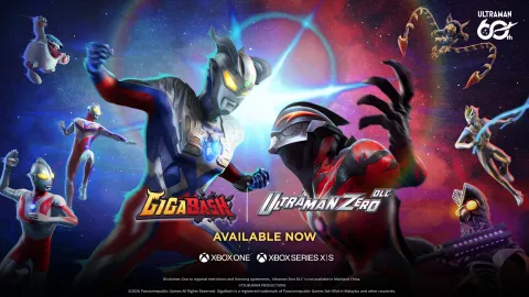 『GigaBash』にDLC「Ultraman Zero」が登場！ウルトラマンゼロとウルトラマンベリアルが参戦し、光と闇のウルトラマンが激突する、豪華な怪獣乱闘アクションが展開されるとのこと！
