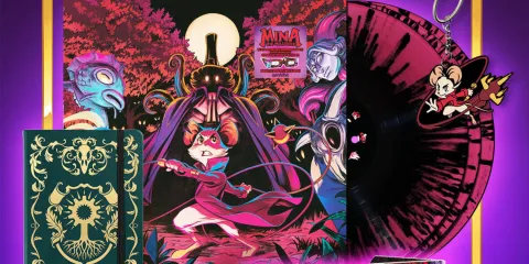 『Mina the Hollower』の魅力を詰め込んだ公式グッズが登場！豪華アナログレコードセットやゲーム内手帳を再現したノートなど、iam8bitとのコラボで予約受付が開始！