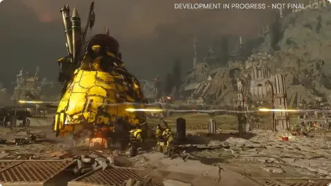 『Total War: Warhammer 40,000』シリーズ史上最大のユニット「ストンパ」が登場！ 開発陣はさらに巨大なユニットの追加も示唆し、今後の展開に期待が高まる！