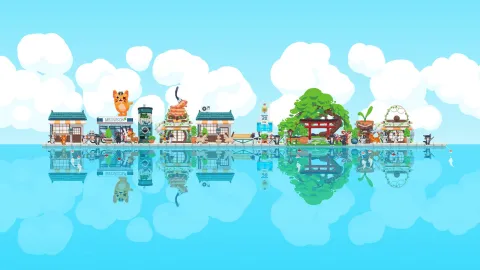 Steamで新作の経営シミュレーション『Cat Isle』が発売！可愛らしいピクセルアートの猫たちと島でのんびり暮らす癒やしのゲーム体験