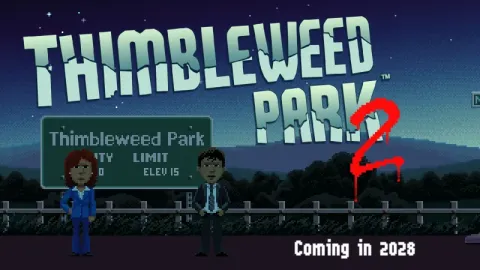 2017年の名作ポイント＆クリックアドベンチャー『Thimbleweed Park』の続編、『Thimbleweed Park 2』が2028年にPCでリリースされることが発表！ 奇妙な世界観と個性的なキャラクターが再び！