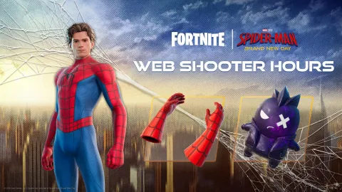 『フォートナイト』チャプター7シーズン3で「ウェブ・シューターアワー」が期間限定で開催！スパイダーマンアイテムが手に入りやすくなる特別な時間を見逃すな！