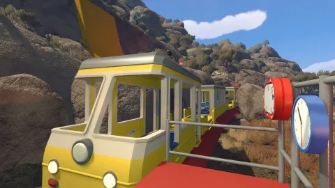 『Big Walk』で広大なフィールドを駆け巡る！列車システムのアンロック方法と快適な移動のコツを徹底解説、便利な速度調整やホーン機能も紹介！