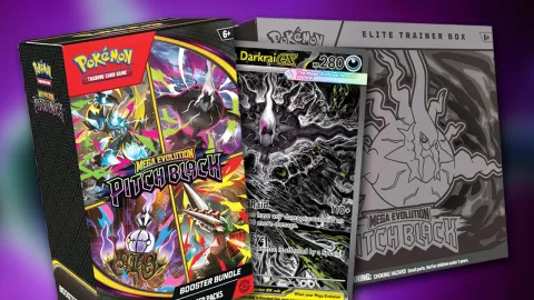 『ポケモンカードゲーム』最新拡張パック「Pitch Black」がAmazonで市場価格を下回り再入荷！メガシンカポケモンexなど注目のレアカードを狙おう！