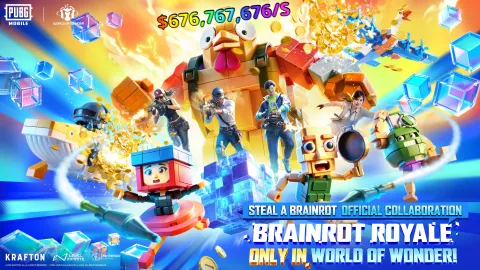 『PUBG MOBILE』の「World of Wonder」にネットで話題のミームキャラクターが登場！新たなゲームモード「Brainrot Royale」が本日リリース、これまでのバトルロワイヤルとは一味違う収集と攻防の駆け引きが楽しめる！