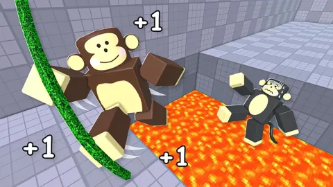 『+1 Speed Monkey Escape』でスピードや勝利ポイントが2倍になるポーションなどが手に入るコードが配布中！コミュニティに参加して限定特典をゲットしよう