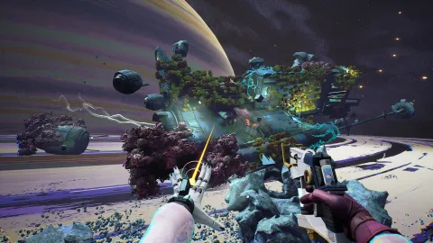 SFシューター『Ambrosia Sky』完全版がPC向けに登場！ 謎の真菌汚染に覆われた宇宙船を清掃し、残された人々の物語を解き明かすユニークなゲームプレイが魅力