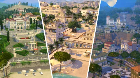 『The Sims 4』のワールド選択画面が劇的に進化！全ワールドをシームレスに表示する「Immersive Map Mod」が登場、まるで地球儀を回すかのような体験に