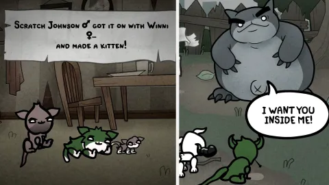 『Mewgenics』で冒険を引退した猫の活用法が判明！繁殖や自宅防衛の切り札となる彼らの役割とは？