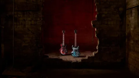 『Gears of War: E-Day』、Gibsonとコラボしたカスタムギターを発表