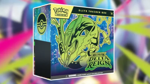 『ポケモンカードゲーム Delta Reign』新ギミック「Legendary Stadiums」とメガレックウザexを携え11月発売