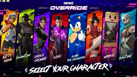 『フォートナイト』チャプター7シーズン4のバトルパススキンが公開、ソニック・ザ・ヘッジホッグも登場