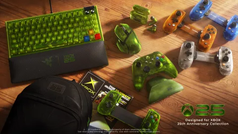 XBOX 25周年記念コレクションが予約開始 半透明グリーンの限定周辺機器を展開