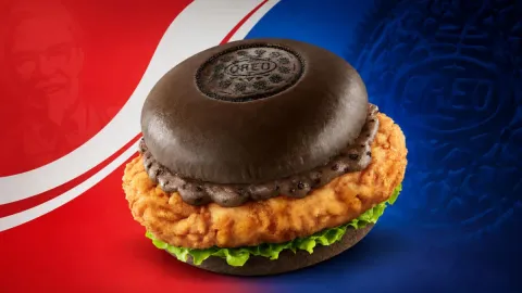 KFCとオレオのチキンバーガー、中国限定で登場