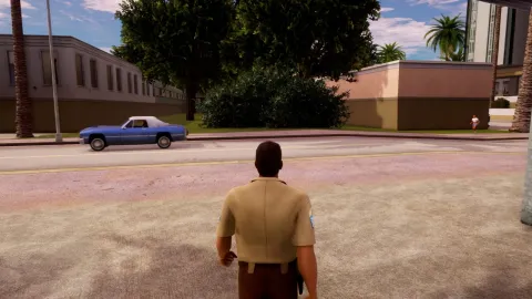 『グランド・セフト・オート・バイスシティ』のCop Landは5つ星手配からの脱出が最大の見せ場