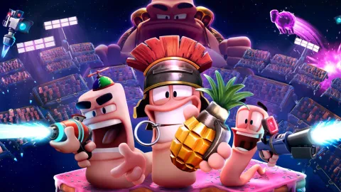 『Worms Galactic Tactics』はシリーズ初のグリッド型戦術ローグライクとして登場