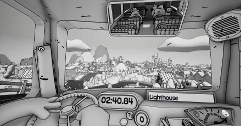 『Thank You Bus Driver』はDouble Fineの独立後初タイトルとなるバス運転コメディシム