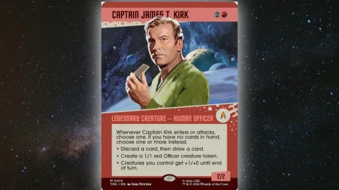 『マジック：ザ・ギャザリング』Star Trekコラボで“完璧なカーク”カードをブランドン・サンダーソンが称賛