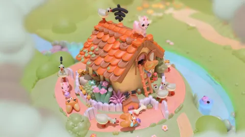 『Woodo』が各プラットフォームで配信開始 木製玩具の世界を組み立てるパズルゲーム