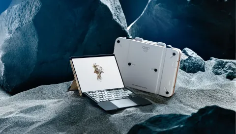 コジマプロダクションがASUSとコラボ！ SF世界観を凝縮したゲーミングタブレットPC『ROG Flow Z13-KJP』がゲーム体験を革新する | ルーデンスの哲学が込められた唯一無二のデザインと高い性能を両立した限定モデルが登場