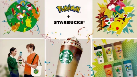 スターバックスのポケモンコラボ、ピカチュウをイメージしたラテとタンブラーが登場
