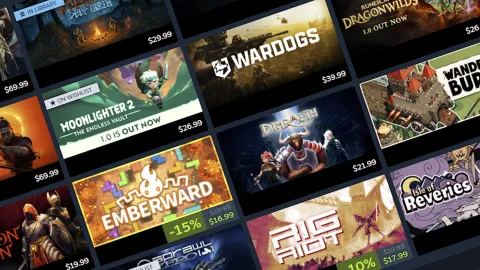 Steamのおすすめ枠が個人向けに変化し、インディー作品の閲覧数が急増