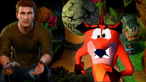 『クラッシュ・バンディクー』の岩石追跡ステージが、映画的な追走劇の原型に