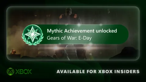 Xboxの「ミシック実績」がInsider向けに先行提供、ゲームの初期実績をすべて達成すると獲得